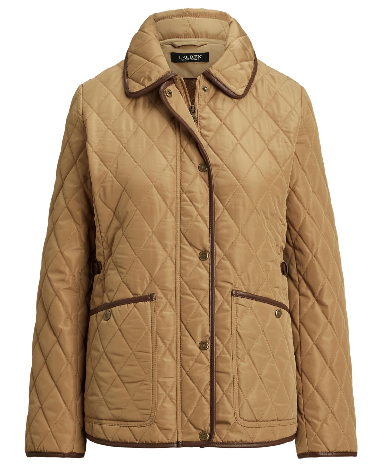 Women's Quilted Velboa-Lined Coat