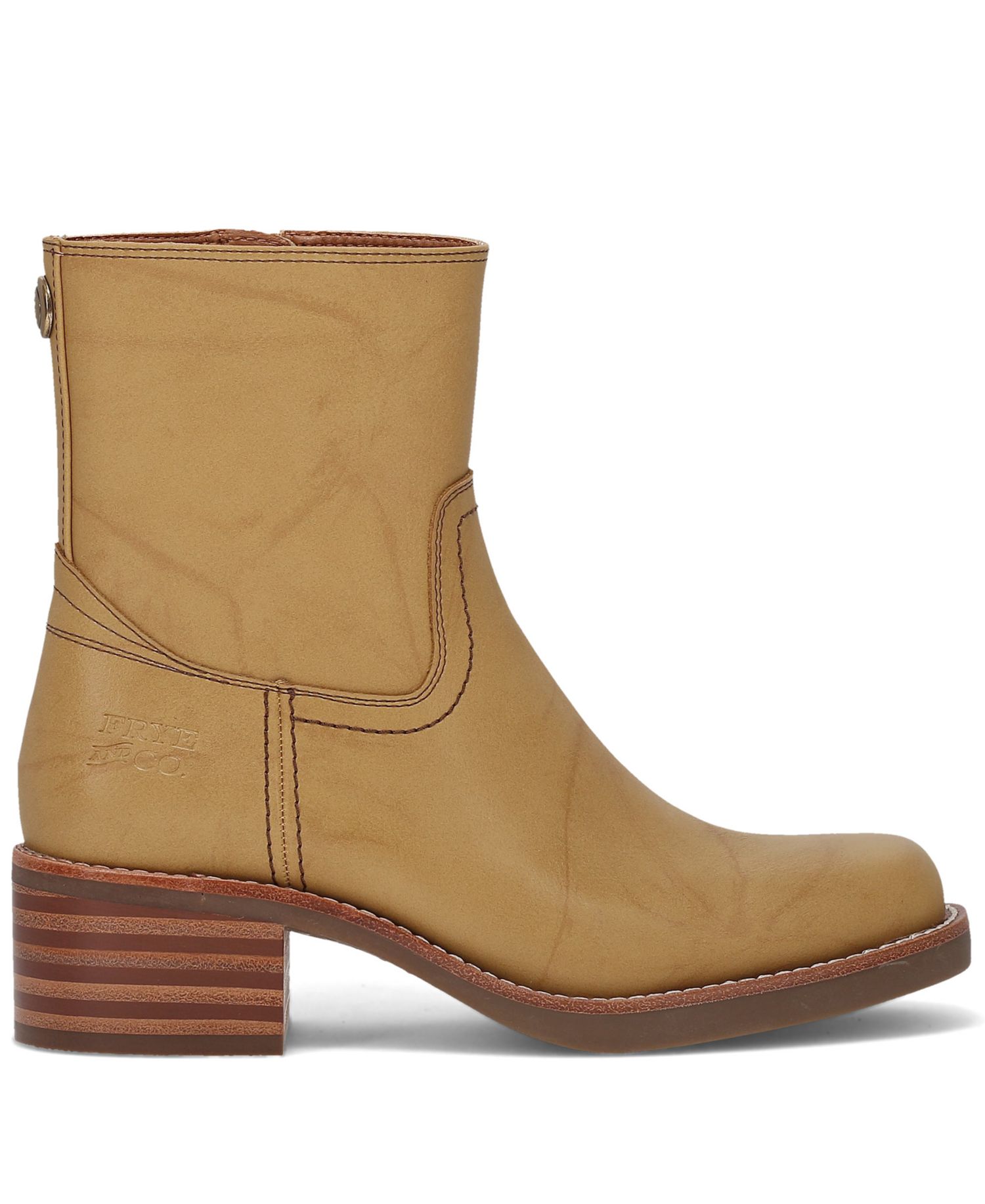Women's Miranda Low Zip Stacked Heel Booties