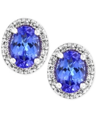 macys tanzanite earrings