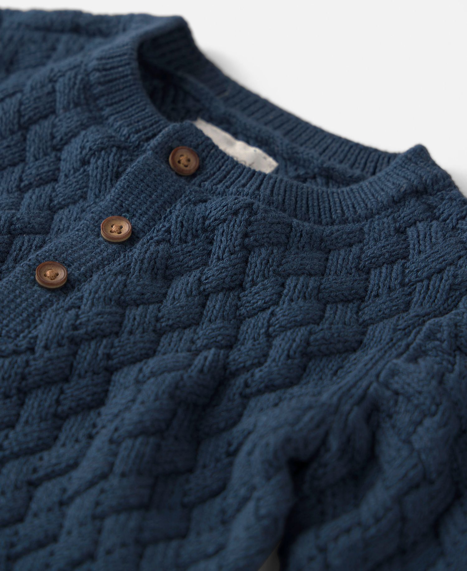 Baby Boys' or Baby Girls' Sweater-Knit Long-Sleeve Jumpsuit