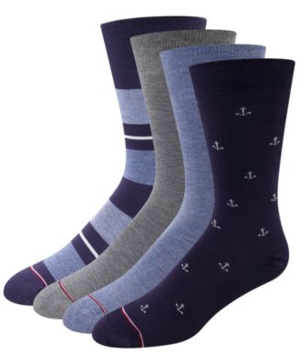 Men's Dress Crew Socks, 4-Pack
