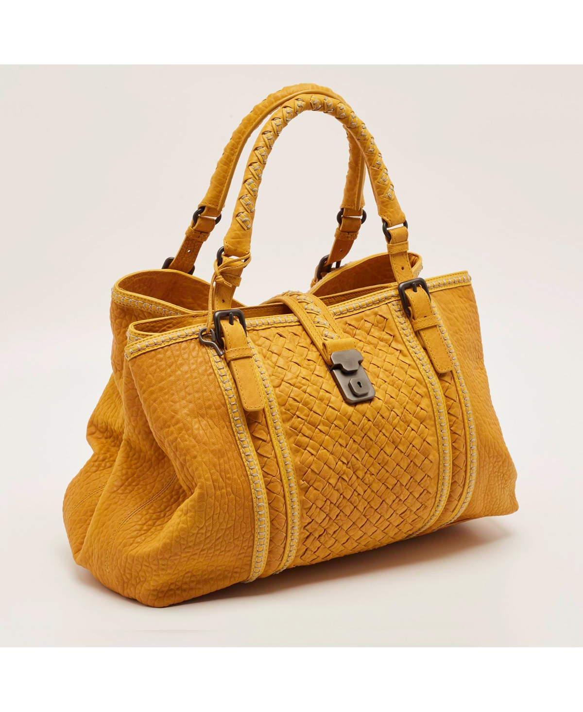 Pre-Owned Bottega Veneta Leather Tote Bag