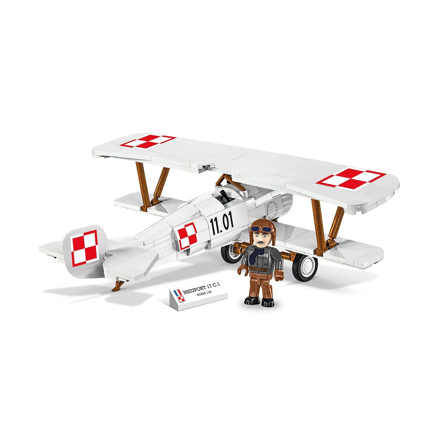 Детский конструктор COBI Historical Collection Great War Nieuport 17 C.1 110 H.P. (Polish) Aircraft — фото 7