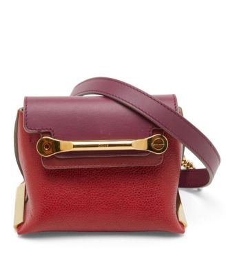 Women's Clare Mini Two-Tone Leather Crossbody Bag