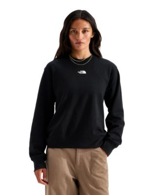 Women's Double Knit Crew Relaxed-Sweatshirt