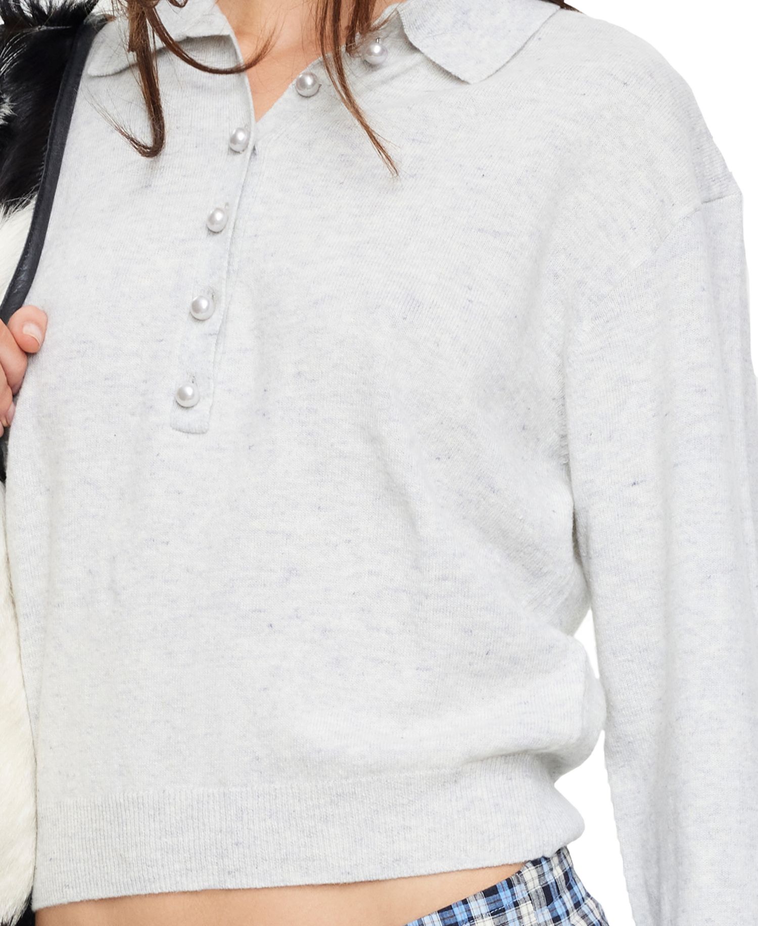 Women's Polo Collar Coco Knit Top