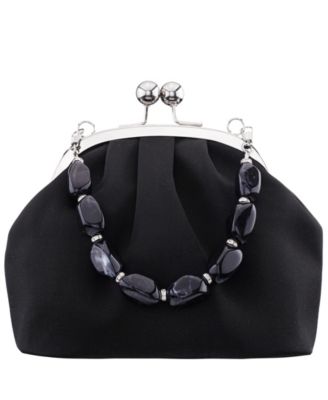 Vespera Beaded Vintage Style Mini Frame Handbag