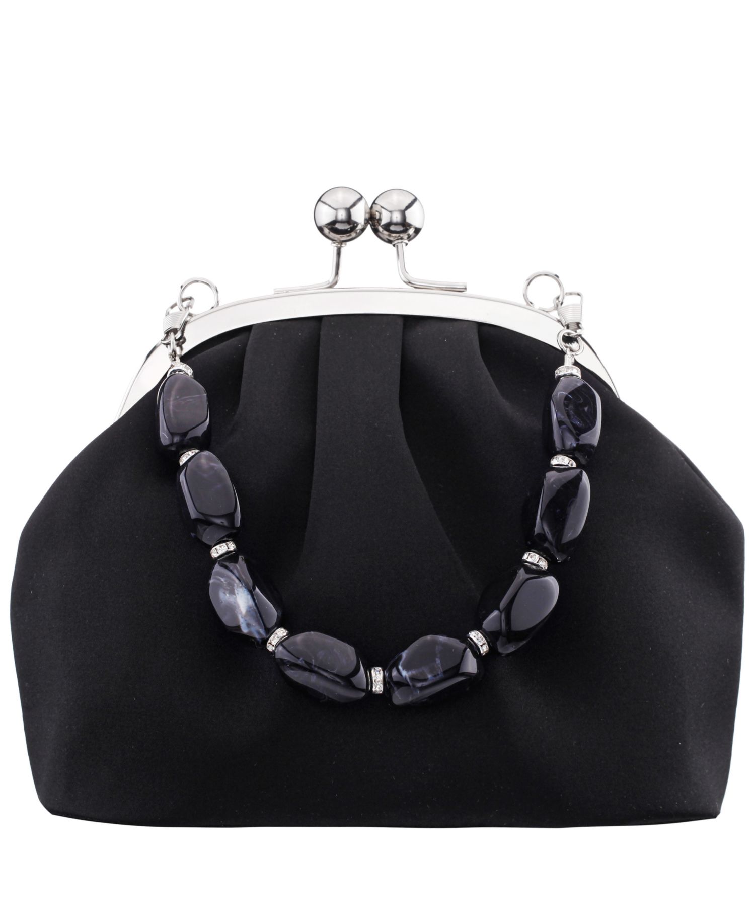 Vespera Beaded Vintage Style Mini Frame Handbag