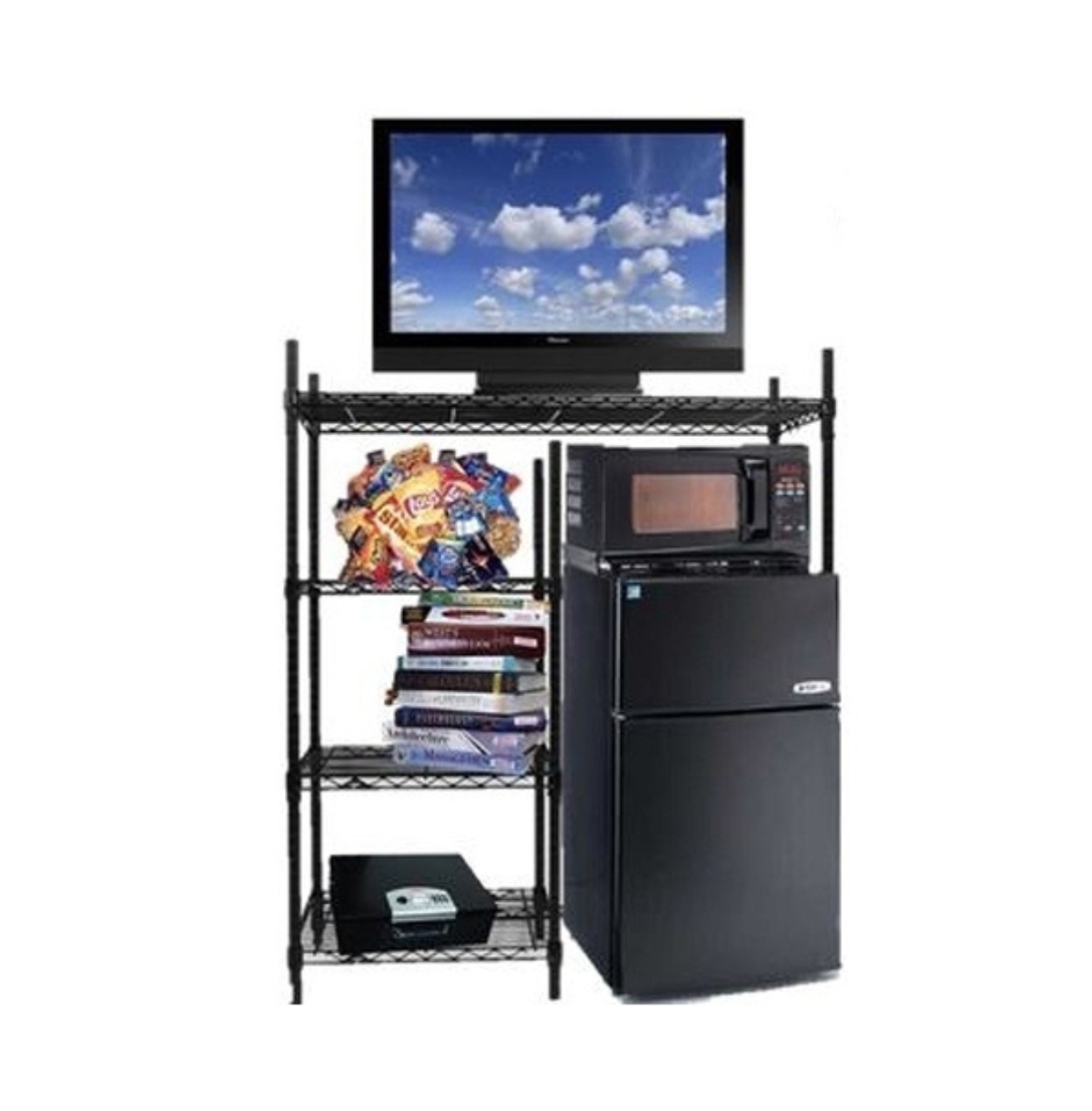 DormCo The Shelf Supreme - Suprima Adjustable Shelving - Black