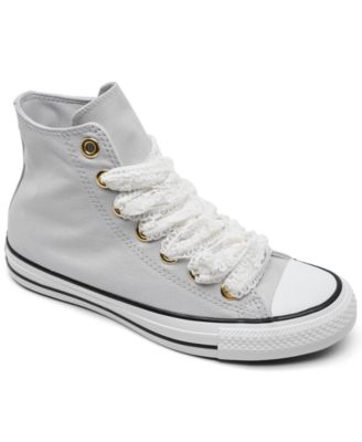 Big Girls Chuck Taylor All Star Lace High Top Canvas Lifestyle Sneakers from Finish Line