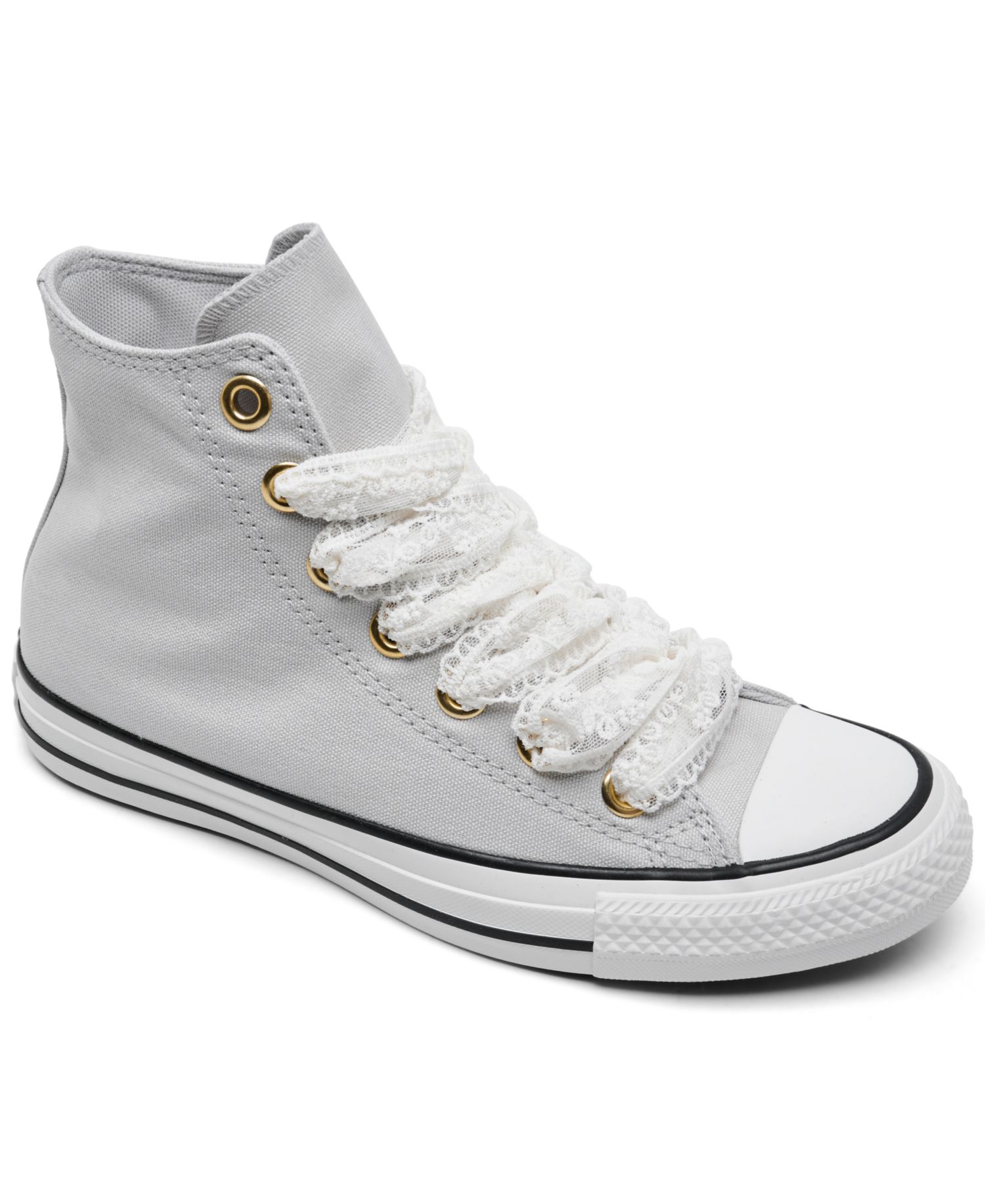 Big Girls Chuck Taylor All Star Lace High Top Canvas Lifestyle Sneakers from Finish Line
