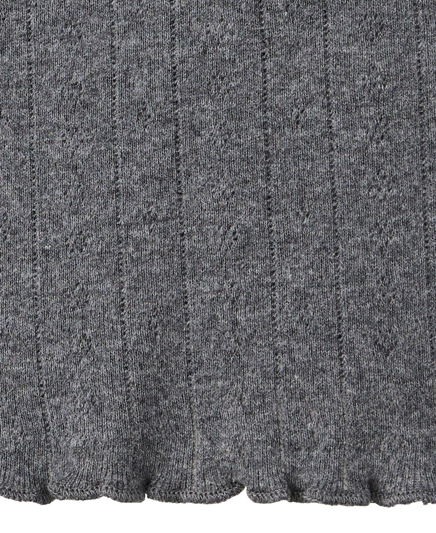 Women's Open-Knit Long-Sleeve Cotton Pajama Cardigan
