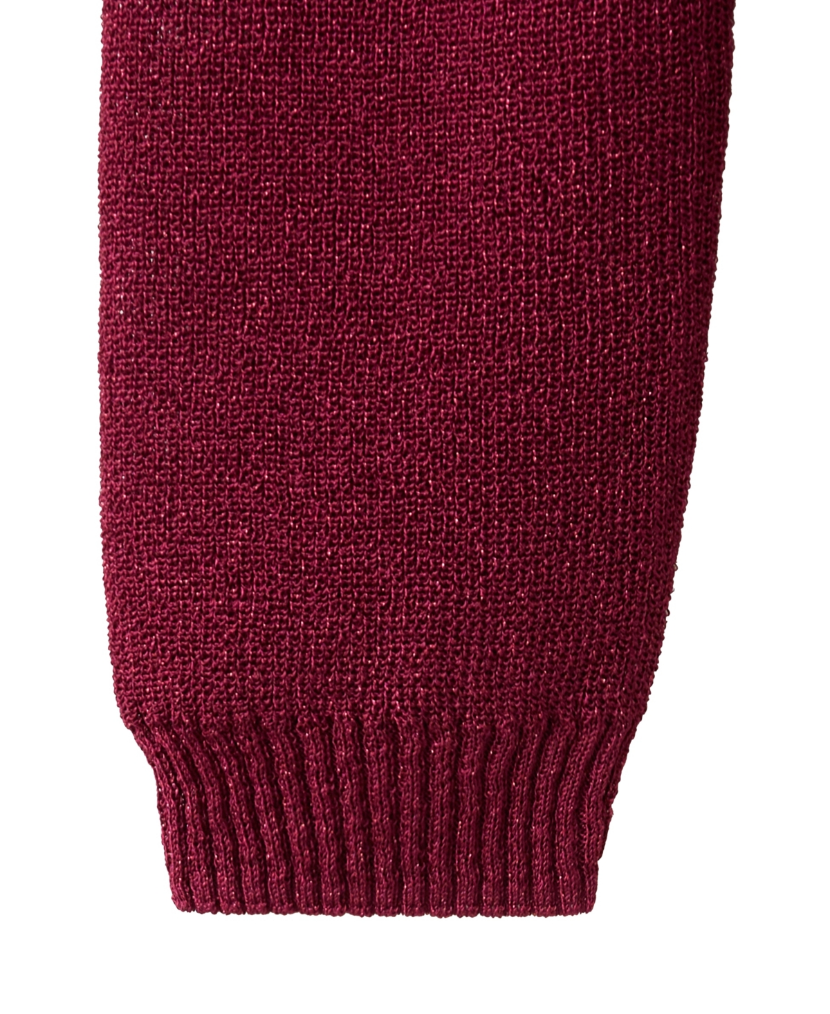 Mango Women's Lurex Knitted Long-Sleeve Crewneck Sweater