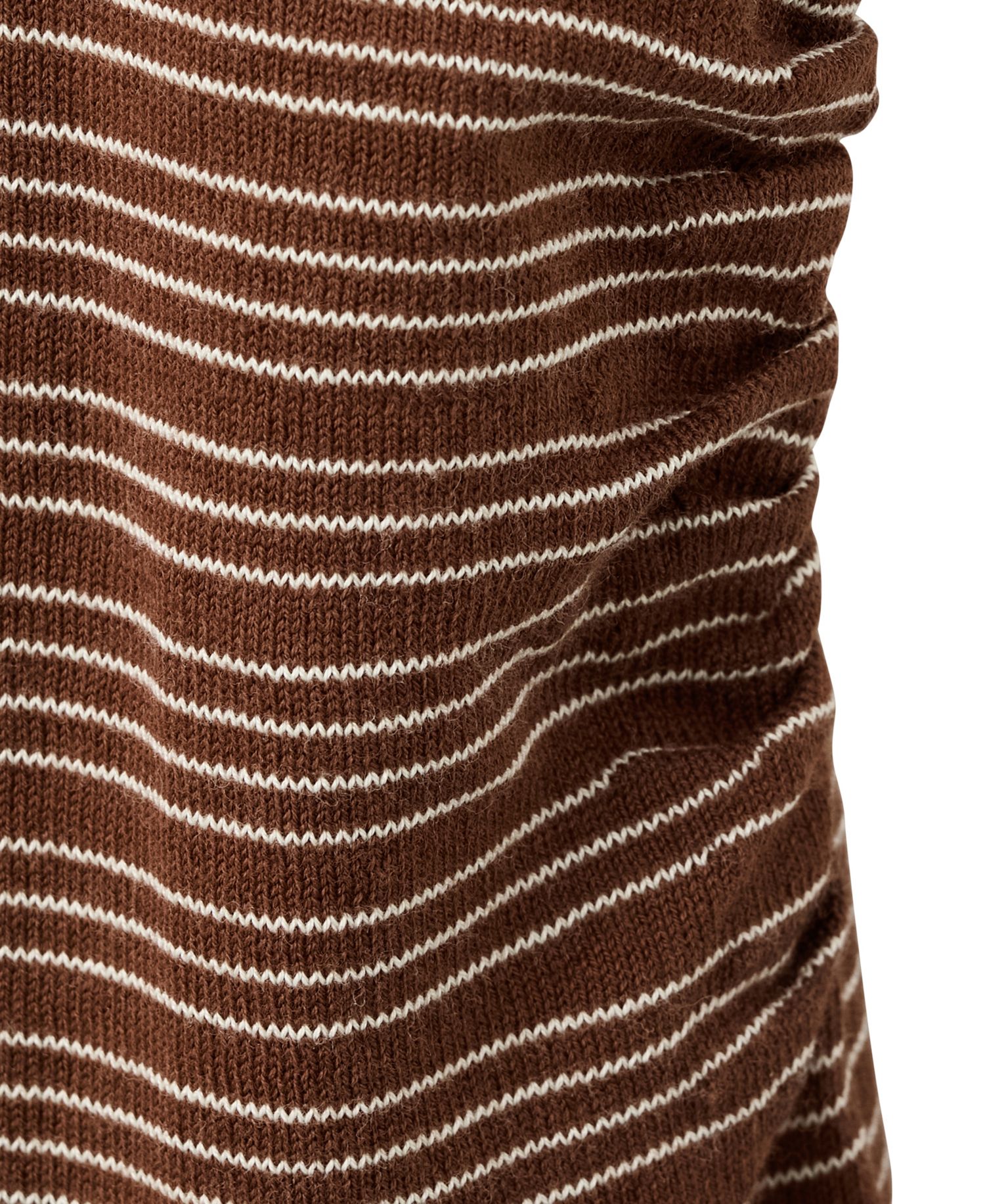 Women's Crewneck Striped Short-Sleeve Sweater