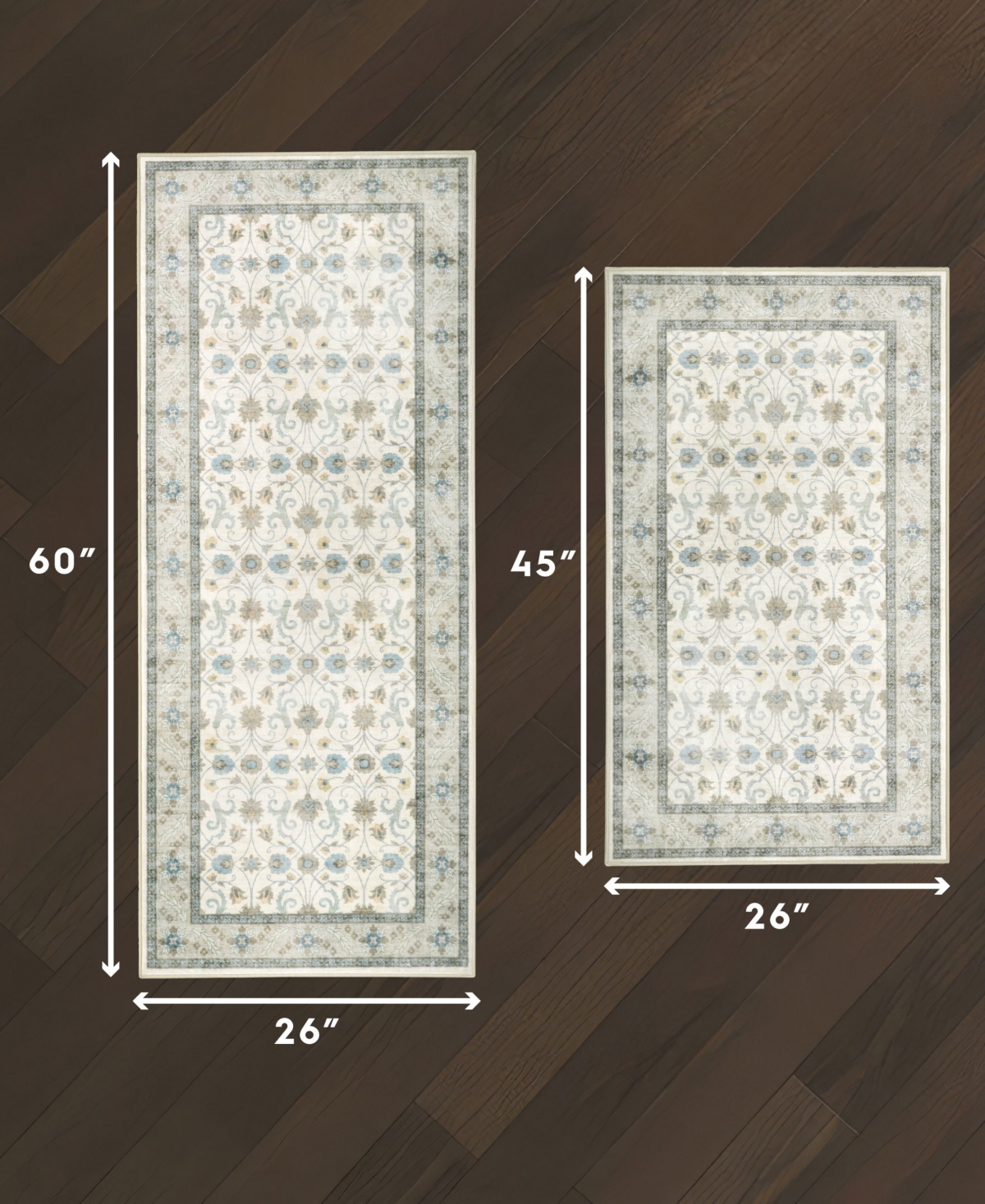 Laura Ashley Emberlee Soft 2-Piece Accent Rug Set