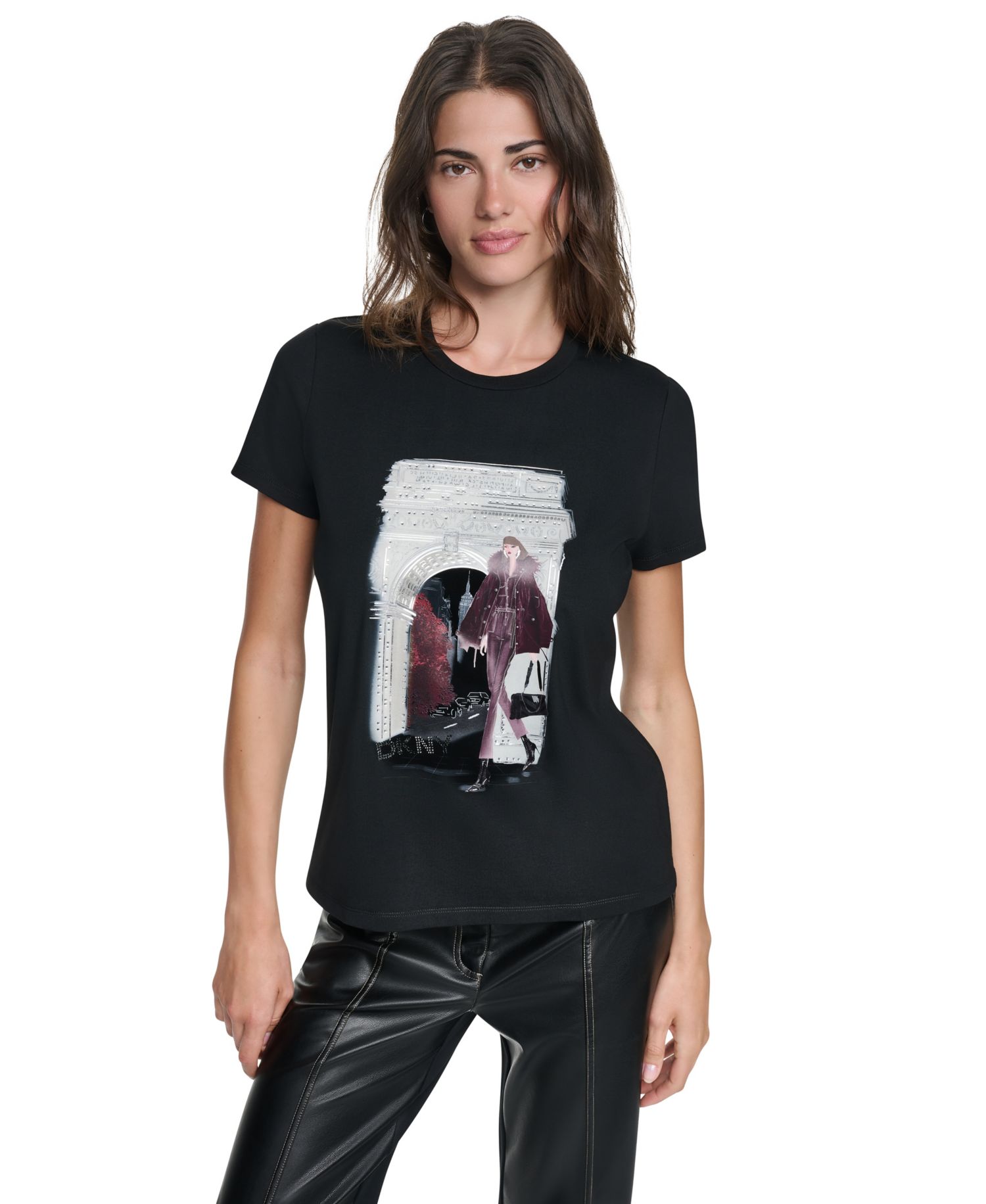 Women's Washington Arch Crewneck Graphic T-Shirt