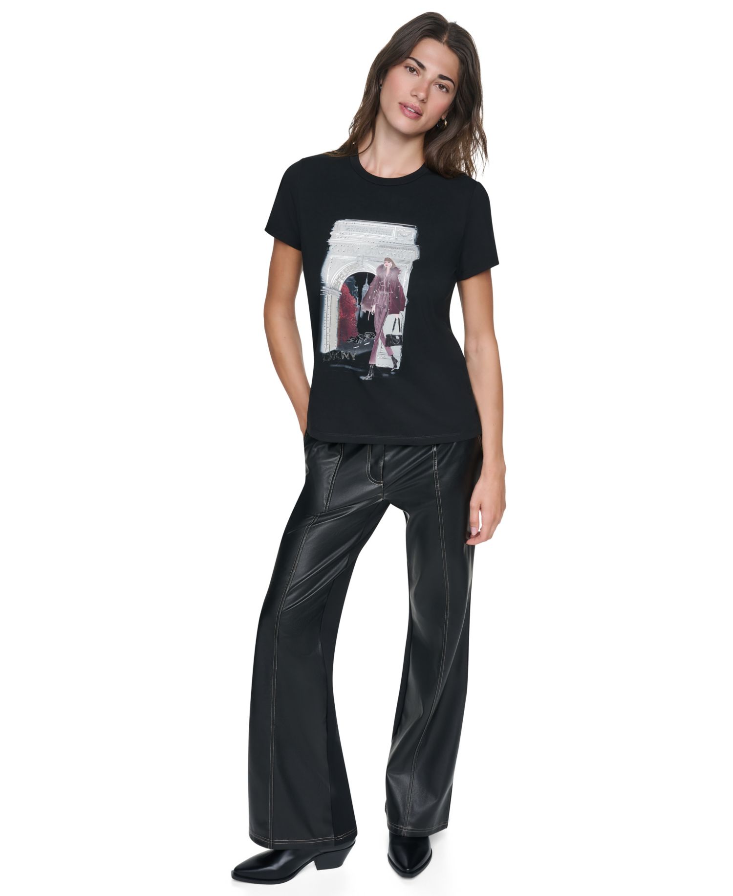 Women's Washington Arch Crewneck Graphic T-Shirt