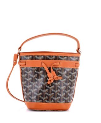 Mini Petit Flot Bucket Bag Coated Canvas