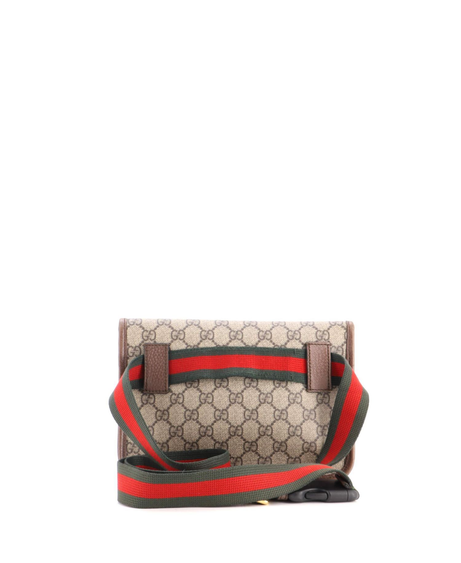 Neo Vintage Flap Belt Bag GG Coated Canvas
