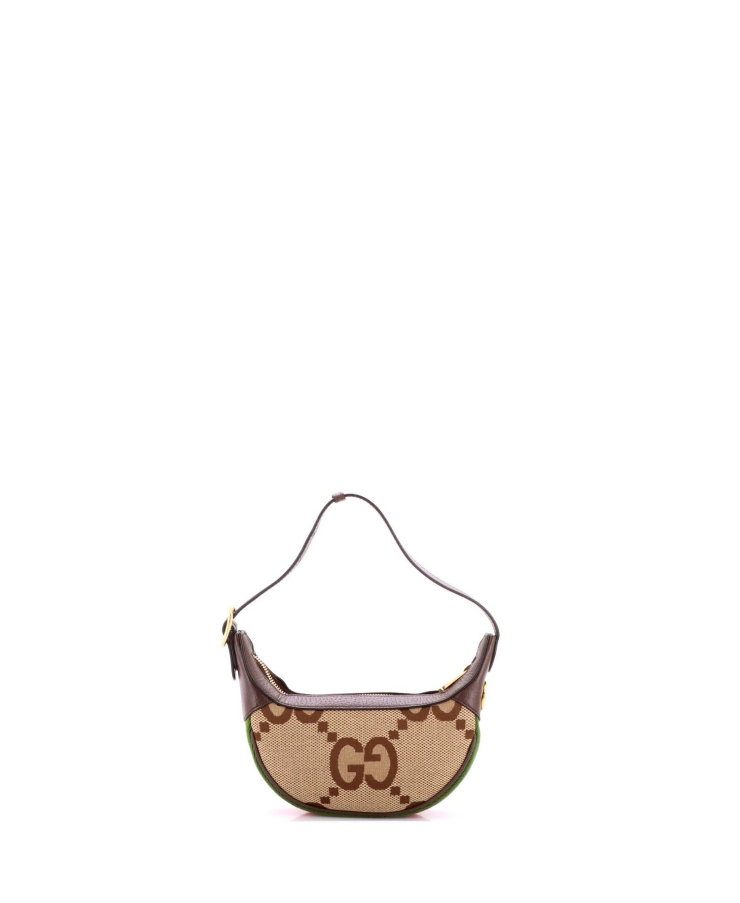 Mini Ophidia Half Moon Bag Jumbo GG Canvas