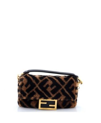 Mini Baguette NM Bag Zucca Shearling