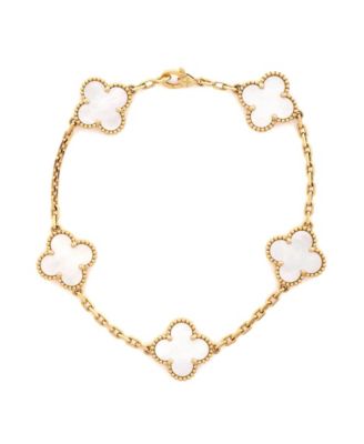 Pre-Owned Van Cleef and Arpels Vintage Alhambra 5 Motifs Bracelet