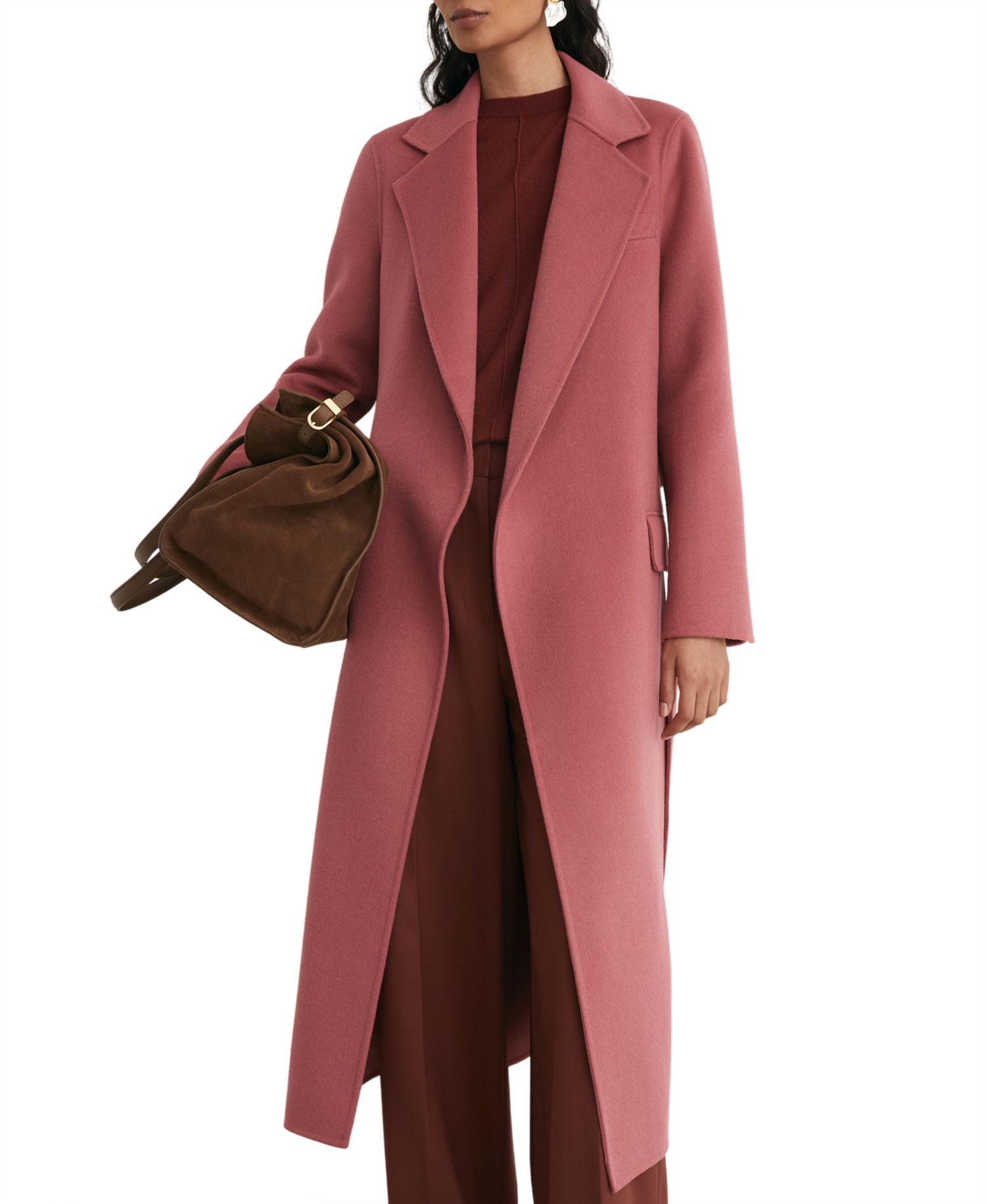 Women's Marlowe Double-Breasted Wool-Blend Coat