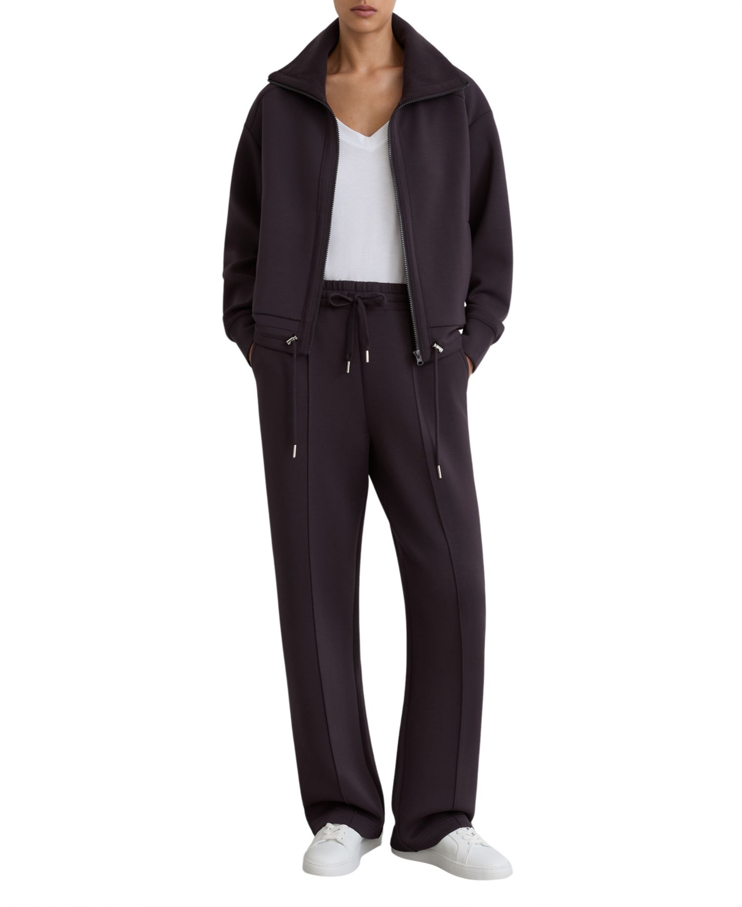 Women's Laurrie Zip-Front Premium Modal-Blend Sweatshirt