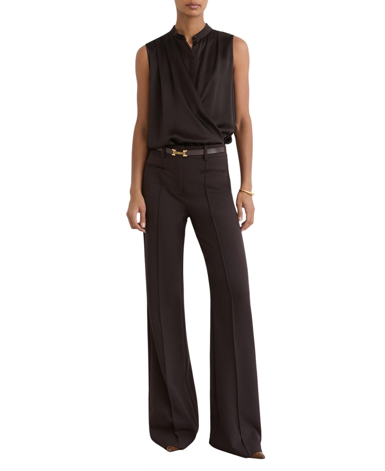 Women's Gia Silk Draped Blouse