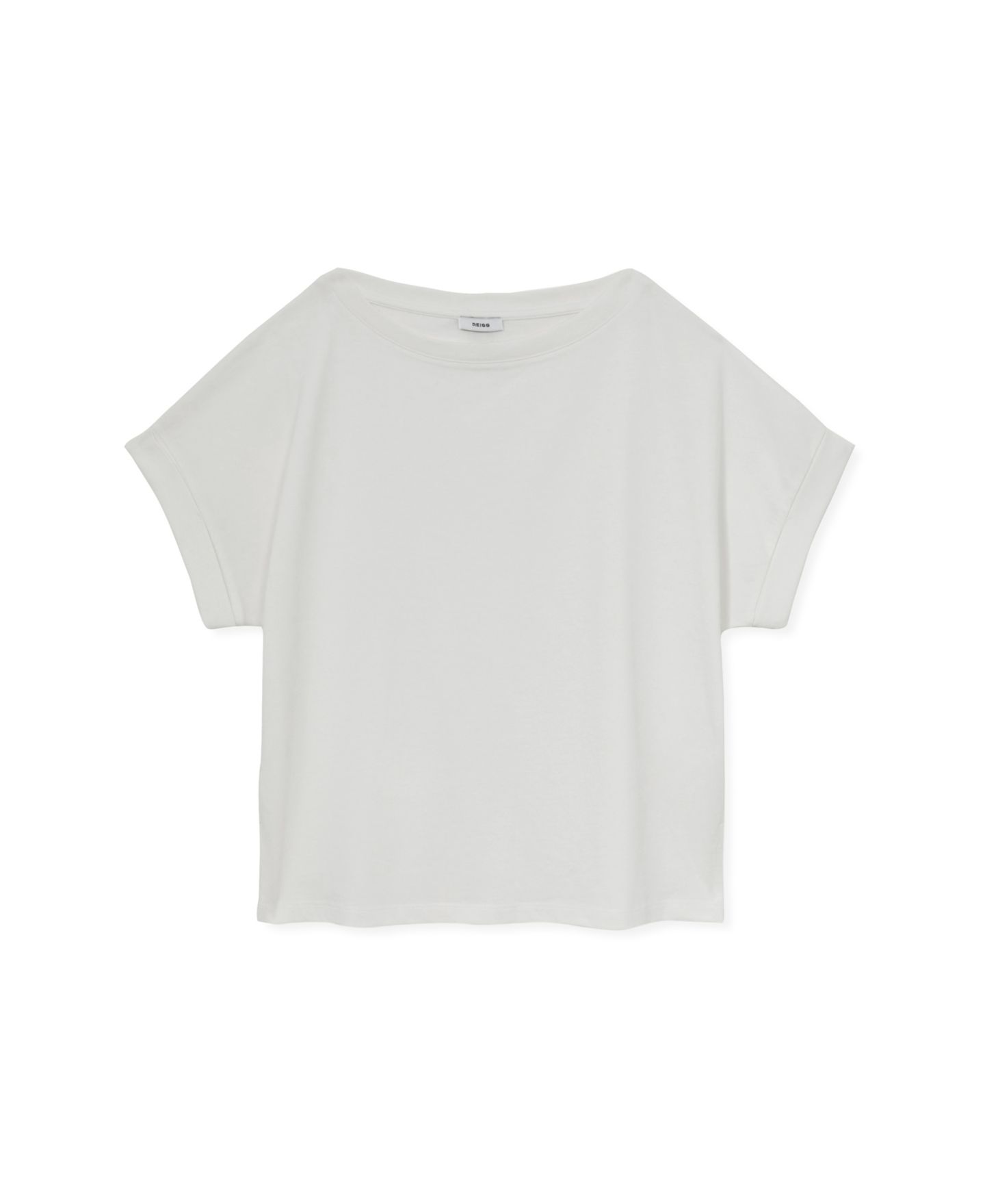 Женская футболка REISS Sia Off-Shoulder Short-Sleeve, цвет: Белый — фото 4