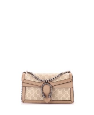 Small Dionysus Bag GG Coated Canvas with Leather