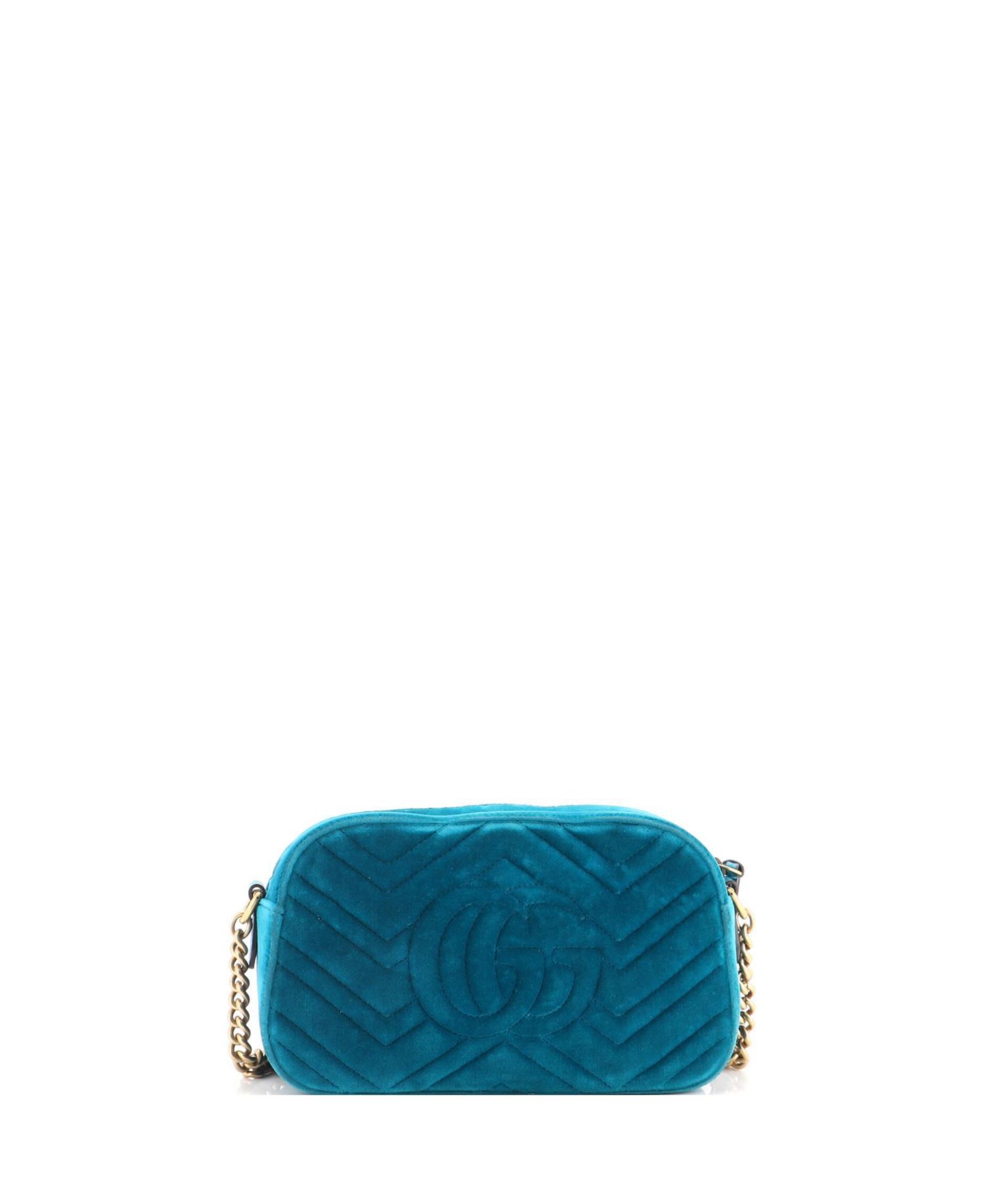Small GG Marmont Shoulder Bag Matelasse Velvet