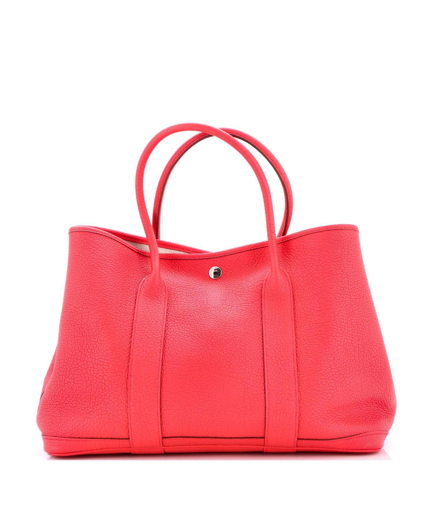 Pre-Owned Hermes 36 Garden Party Tote Leather