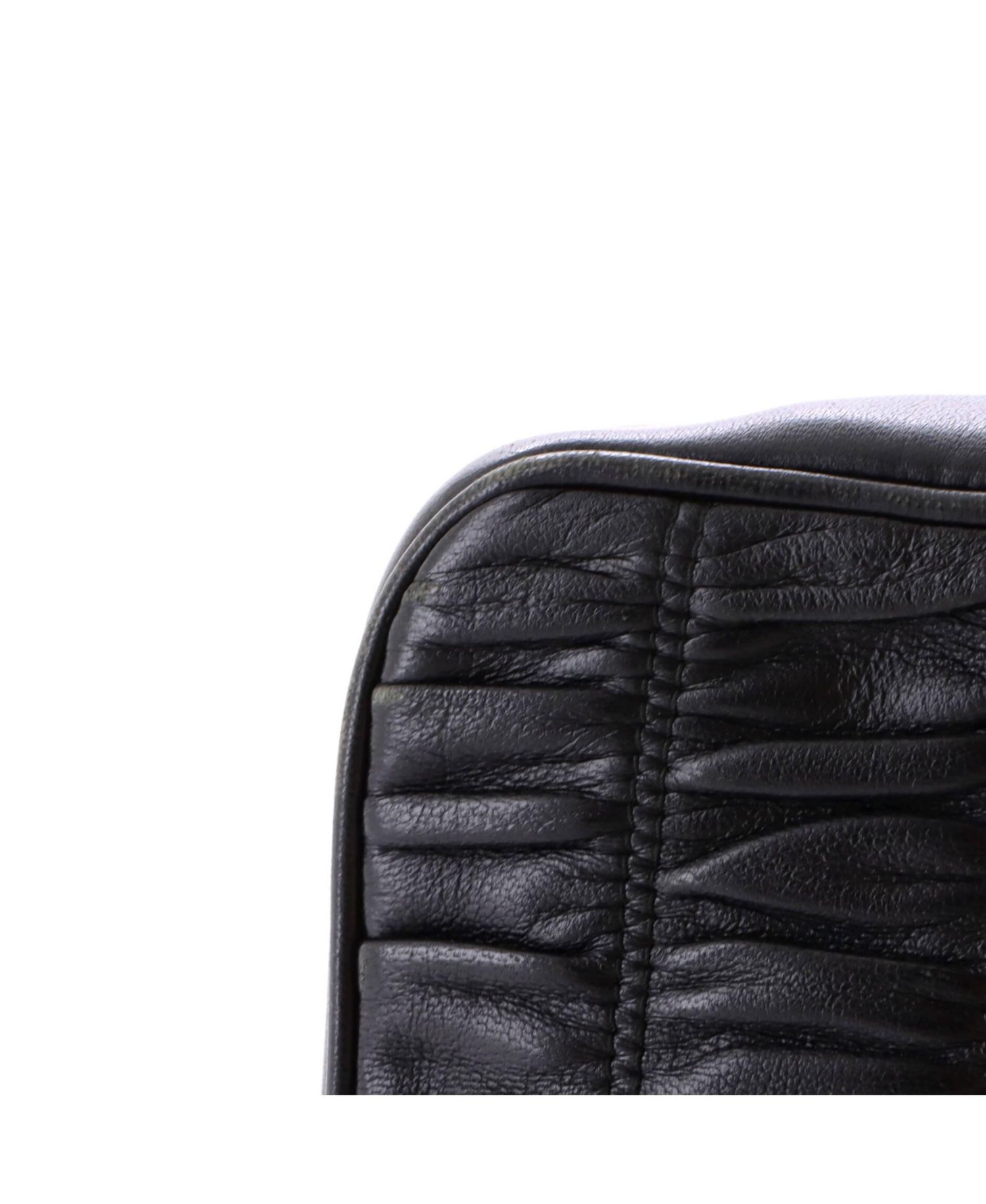 Small Chain Flap Shoulder Bag Nappa Gaufre