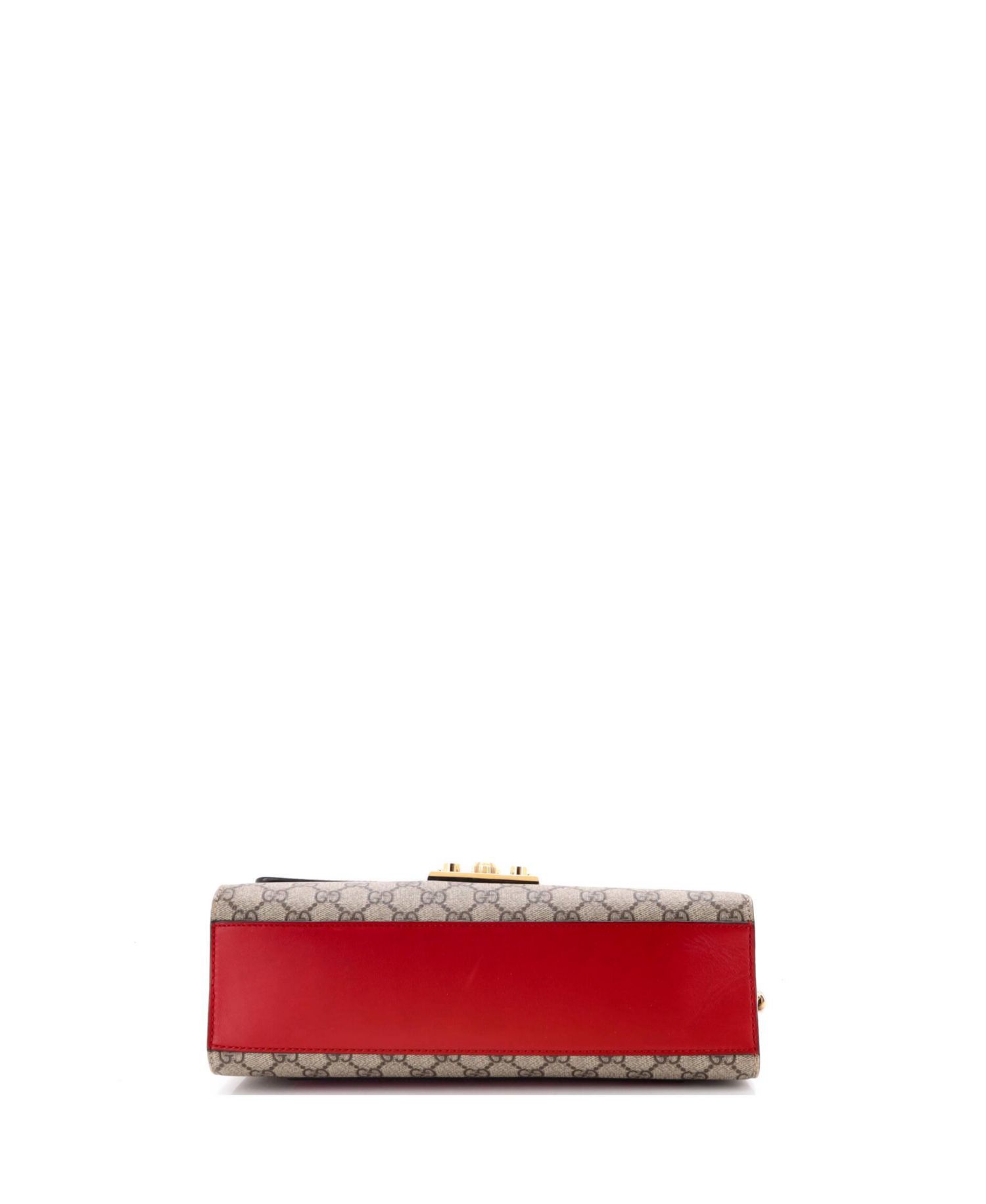 Medium Padlock Shoulder Bag GG Coated Canvas and Leather