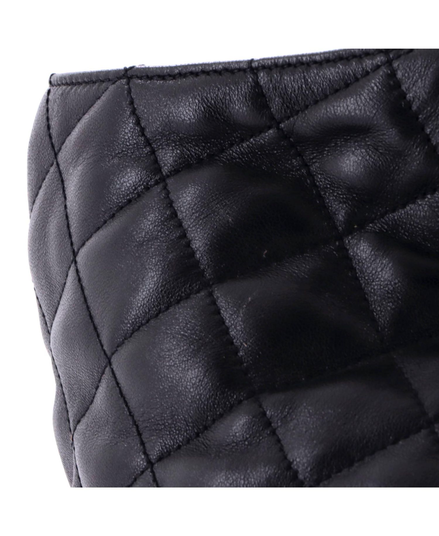 Maxi Icare Shopping Tote Quilted Leather