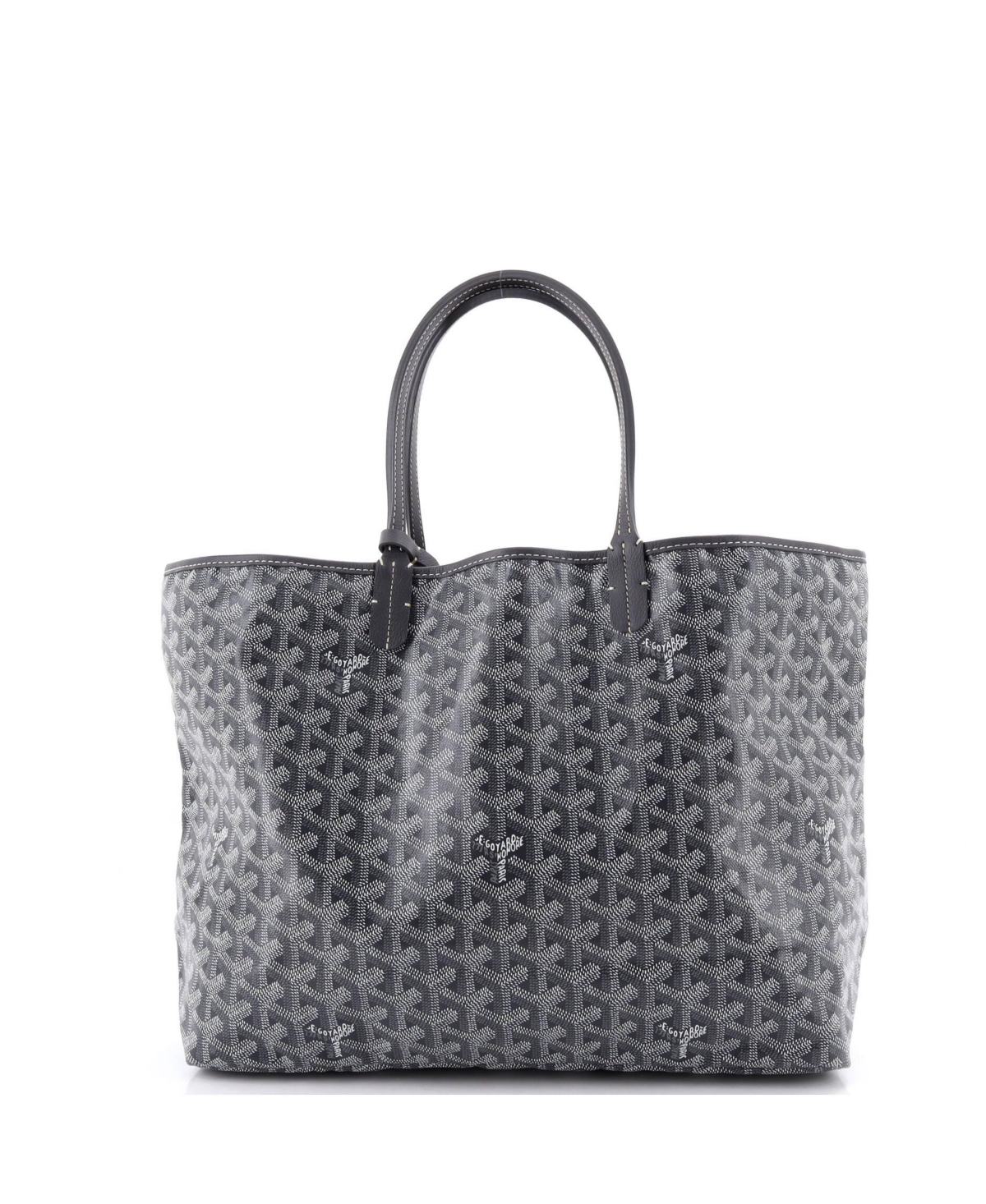 Pre-Owned Goyard Pm Saint Louis Tote Printed Coated Canvas