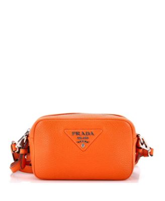 Small Flou Camera Crossbody Bag Vitello Daino