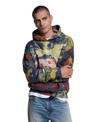 Men's Printed Hooded Sweatshirt