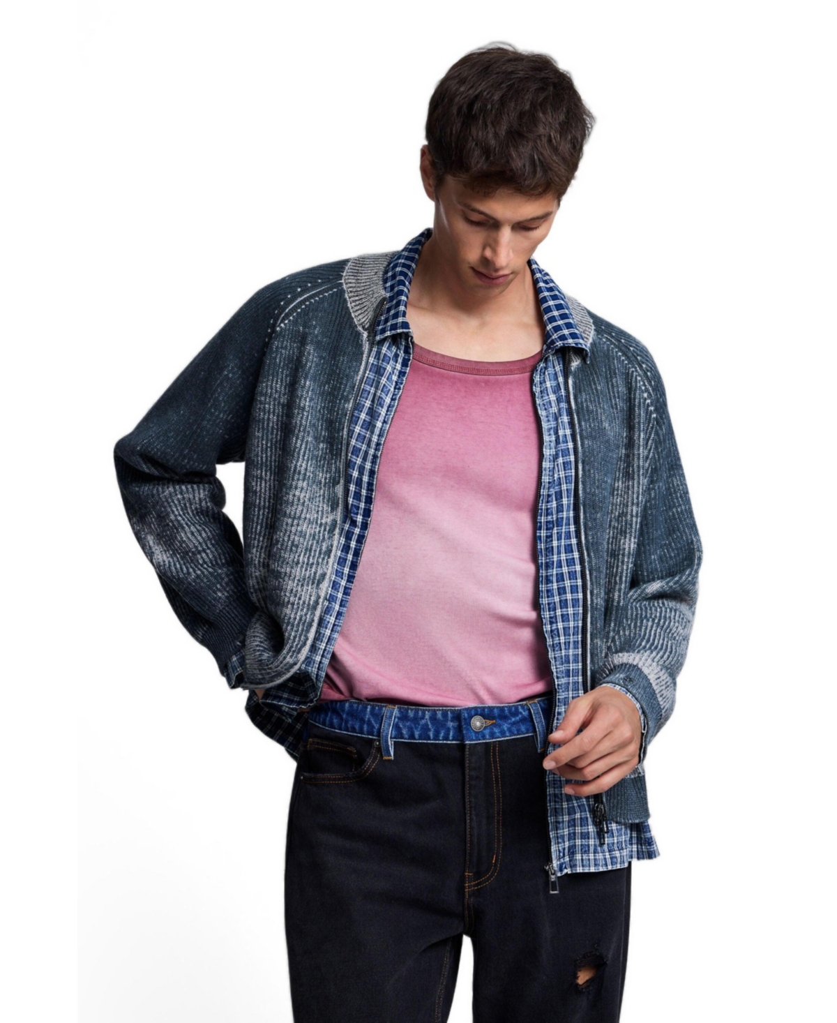 Desigual Men's Double Waist Jeans