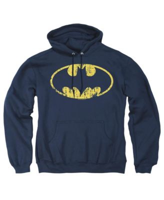 Men's Classic Logo Distressed Pullover Hoodie
