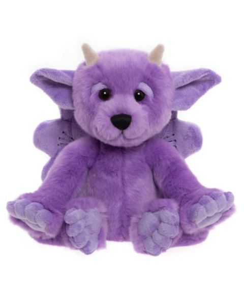 Детская мягкая игрушка Charlie Bears Portcullis 8" Machine-Washable Non-Jointed Plush, цвет: Фиолетовый