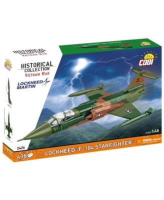 Historical Collection Vietnam War Lockheed F-104 Starfighter 1:48 Scale 438-Piece Building Set, Ages 8+