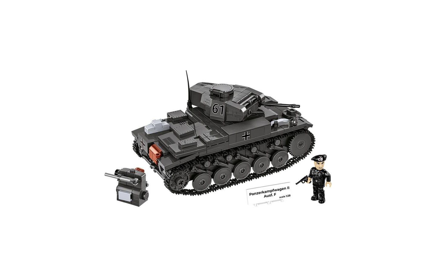 Детские майки COBI Historical Collection Wwii Panzerkampfwagen II Ausf. F Tank, 813 pieces — фото 6