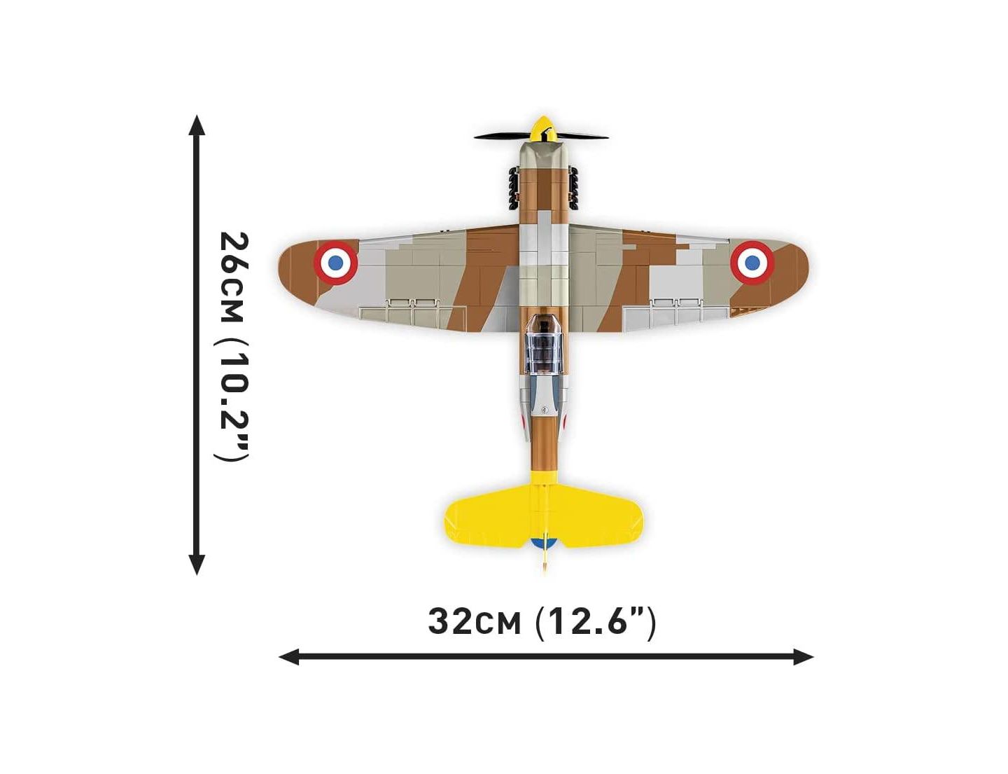 Детский конструктор COBI Wwii Dewoitine D.520 335-Piece Building Set, Ages 7+ — фото 5