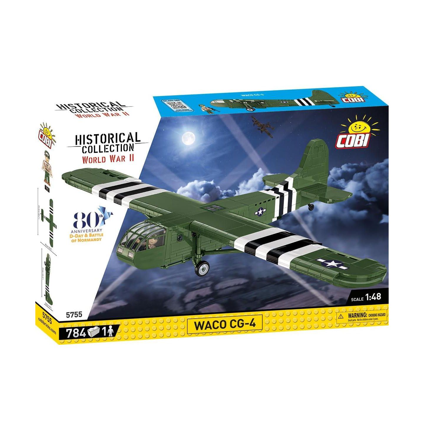 Детский конструктор COBI Wwii Historical Collection Waco CG-4 784-Piece Building Set, Ages 10+ — фото 1