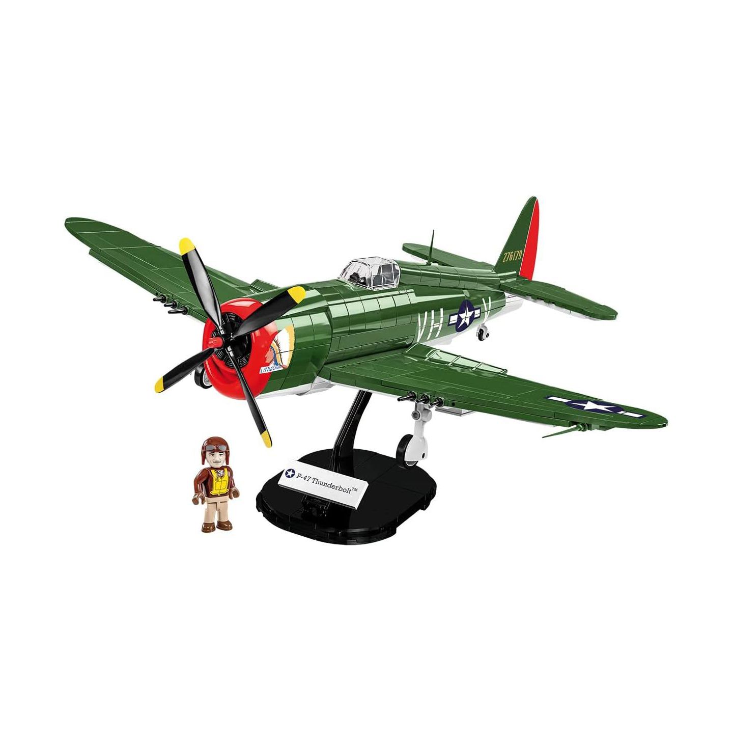 Детский конструктор COBI World War II P-47 Thunderbolt 477-Piece Building Set, Ages 8+ — фото 1