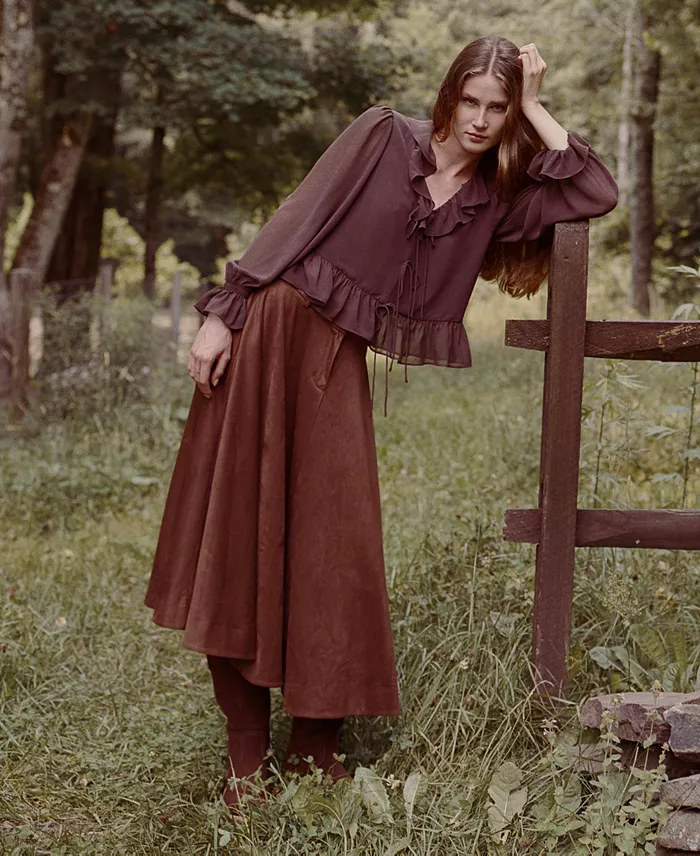 Women's Sonja Flare Midi Skirt - thumbnail 8