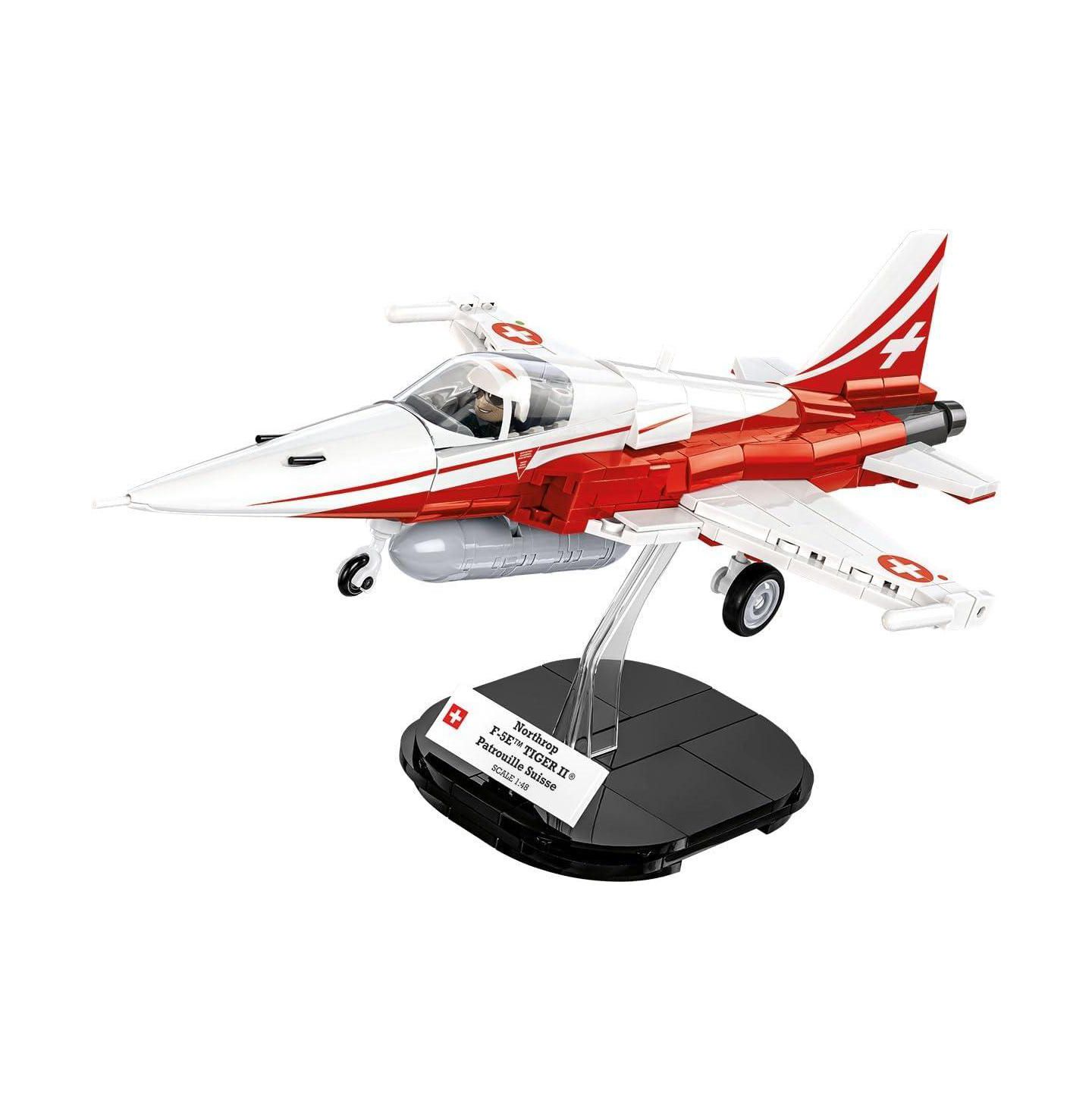 Детский конструктор COBI Swiss Air Force Team Patrouille Suisse Northrop F-5E Tiger II 351-Piece Building Set, Ages 6+ — фото 2