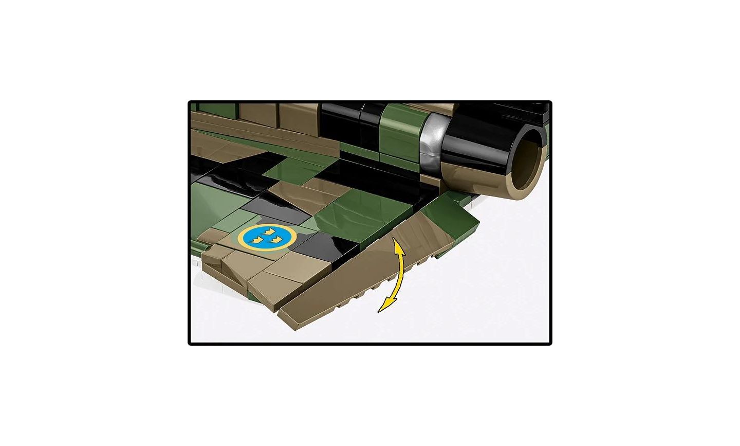 Детский конструктор COBI Armed Forces Saab AJS37 Viggen Aircraft Licensed 911-Piece Building Set with Display Stand, Ages 9 & Up — фото 6
